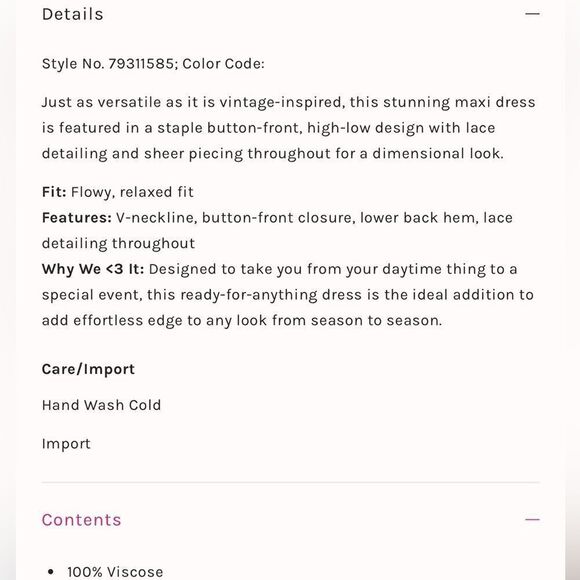 Free People x Rococo Sand Low
Long Dress - Picture 7 of 13